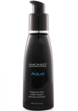Wicked Aqua Lube Fragrance Free 2 oz -