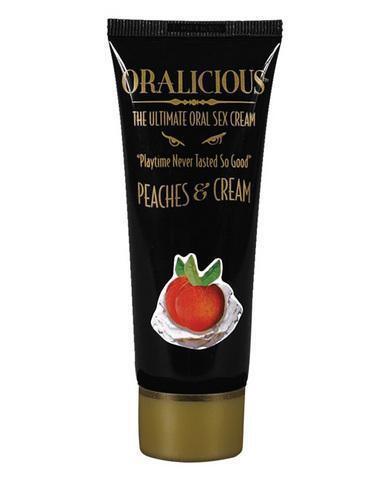 Oralicious Ultimate Oral Sex Cream 2 oz - Peaches and Cream -