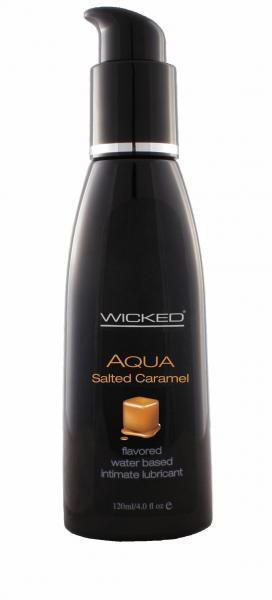 Wicked Aqua Salted Caramel Lube 4oz -