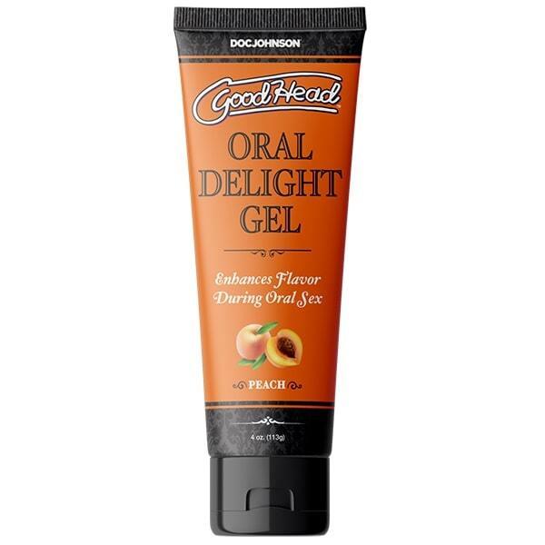 Goodhead oral delight gel 4 oz peach (bulk) -