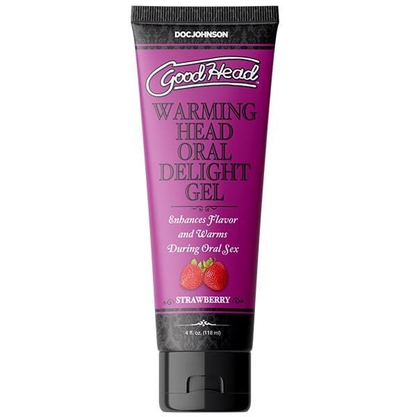 Goodhead warming oral delight gel strawberry 4 oz -