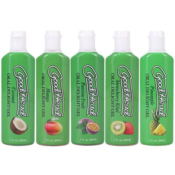 Goodhead oral delight gel 5 pk tropical fruits -