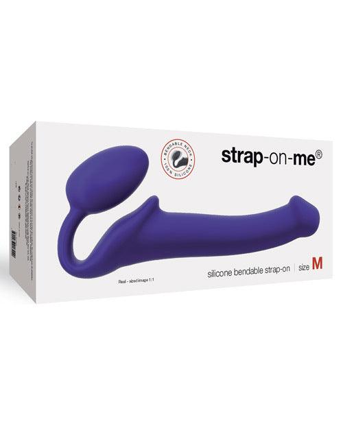 Strap On Me Silicone Bendable Strapless Strap On Medium - Purple -