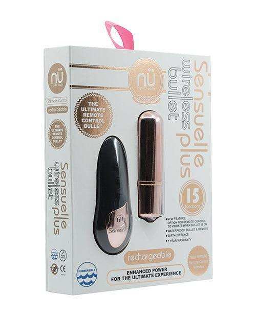 Nu Sensuelle Remote Control Wireless Bullet Plus - Rose Gold -