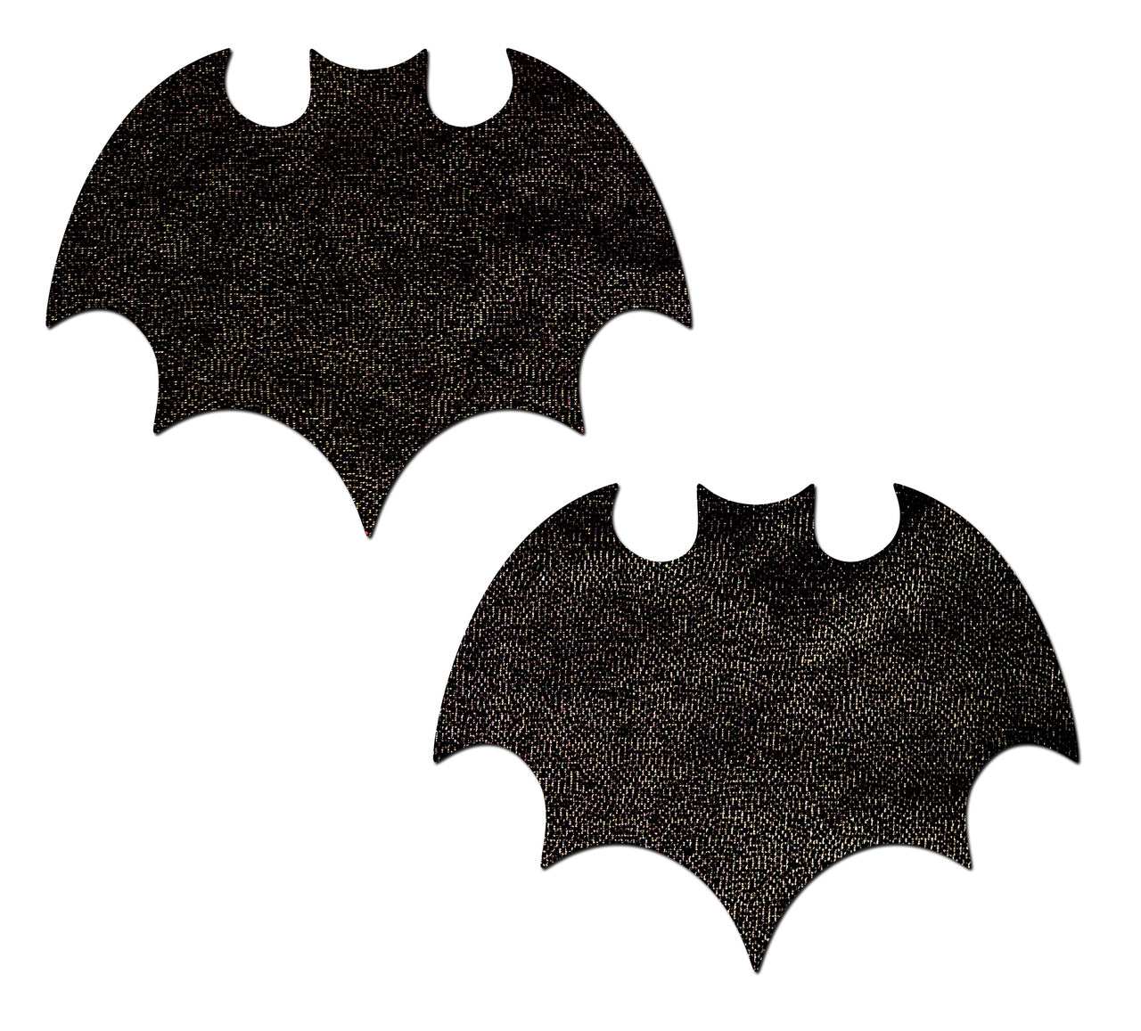 Pastease liquid black bat nipple pasties