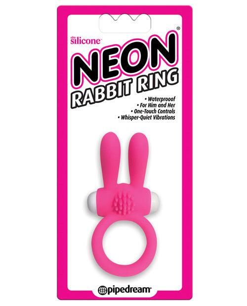 Neon Luv Touch Rabbit Ring - Pink -