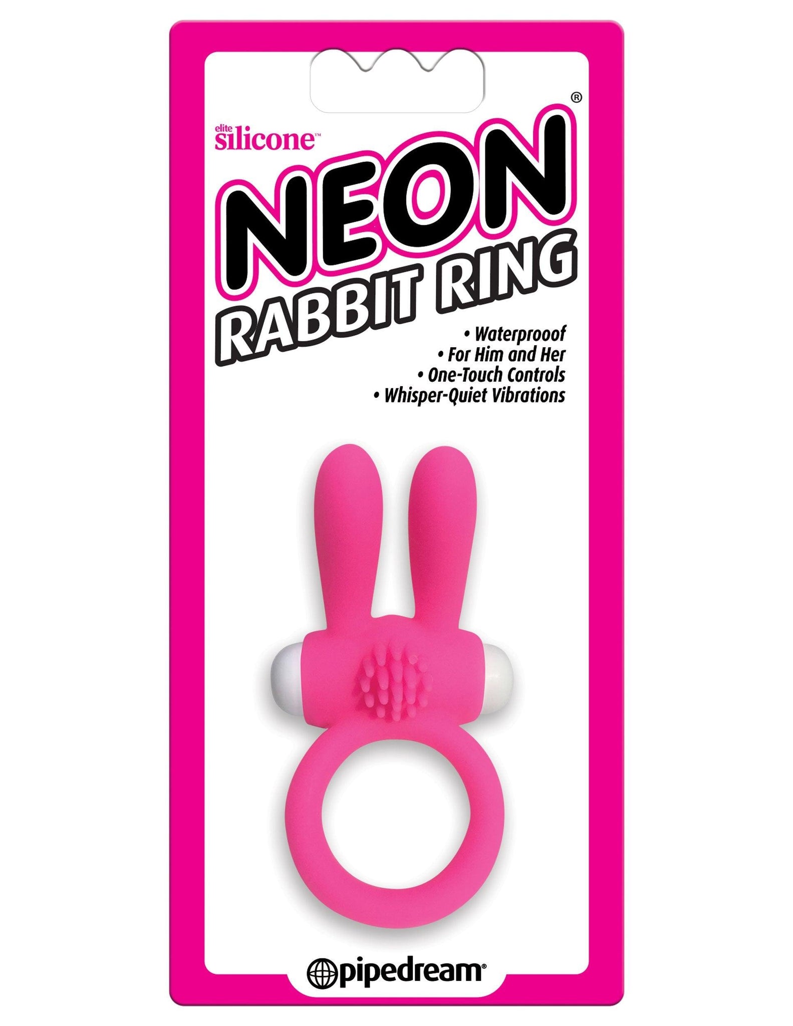 Neon Rabbit Ring - Pink -