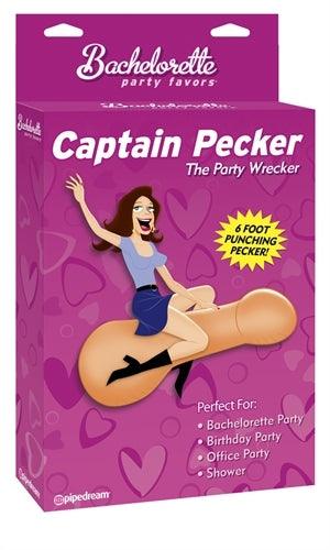 Bachelorette Party Favors - Captain Pecker the Inflatable Party Pecker