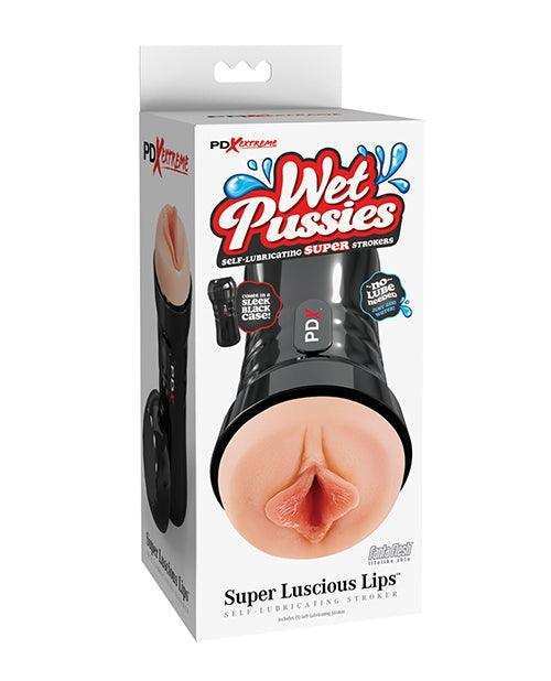 PDX Extreme Wet Pussies Super Luscious Lips Stroker - Light -