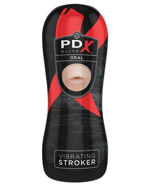 PDX Elite Vibrating Stroker - Oral -