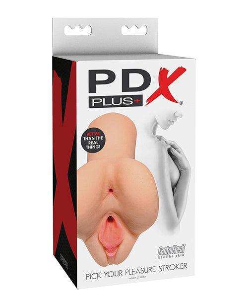 PDX Plus Pick Your Pleasure Stroker - Ivory -