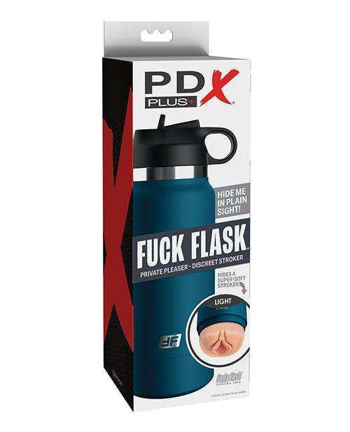 PDX Plus Fuck Flask Private Pleaser Stroker - Light/Blue -