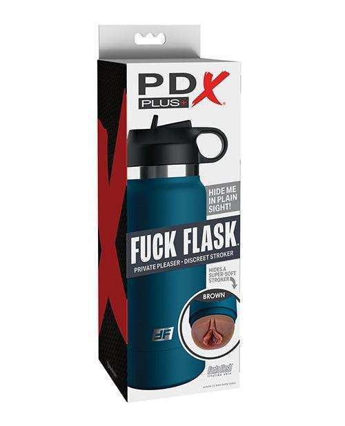 PDX Plus Fuck Flask Private Pleaser Stroker - Brown/Blue -