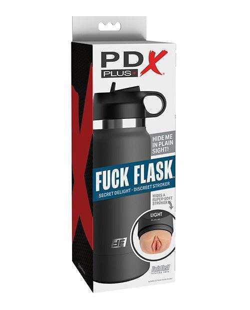 PDX Plus Fuck Flask Secret Delight Stroker - Light/Grey -