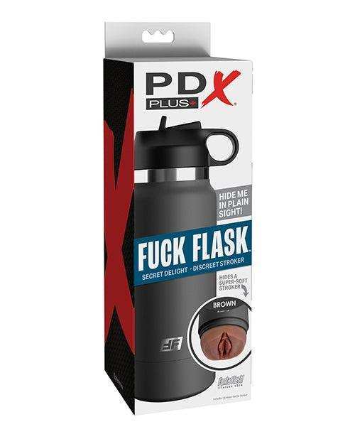 PDX Plus Fuck Flask Secret Delight Stroker - Brown/Grey -