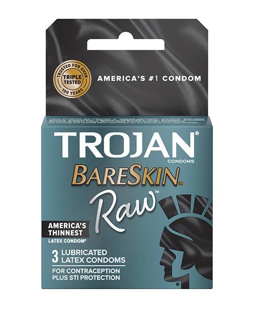 Trojan BareSkin Raw Condom - Pack of 3 -
