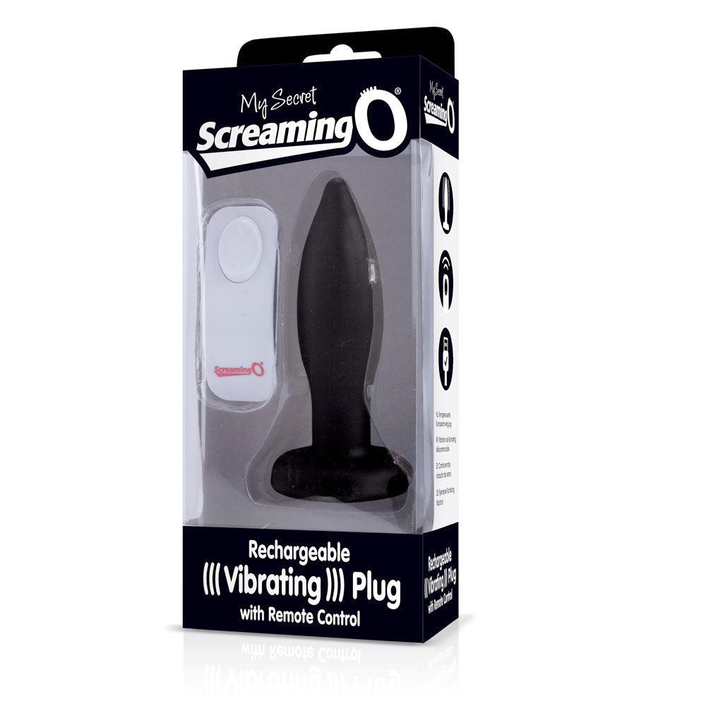 My secret remote vibrating plug black -