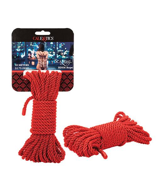 Scandal BDSM Rope - 10m Red -