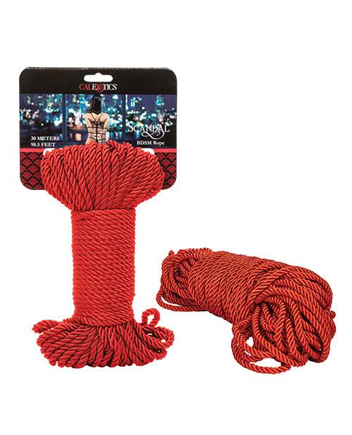 Scandal BDSM Rope - 30m Red -