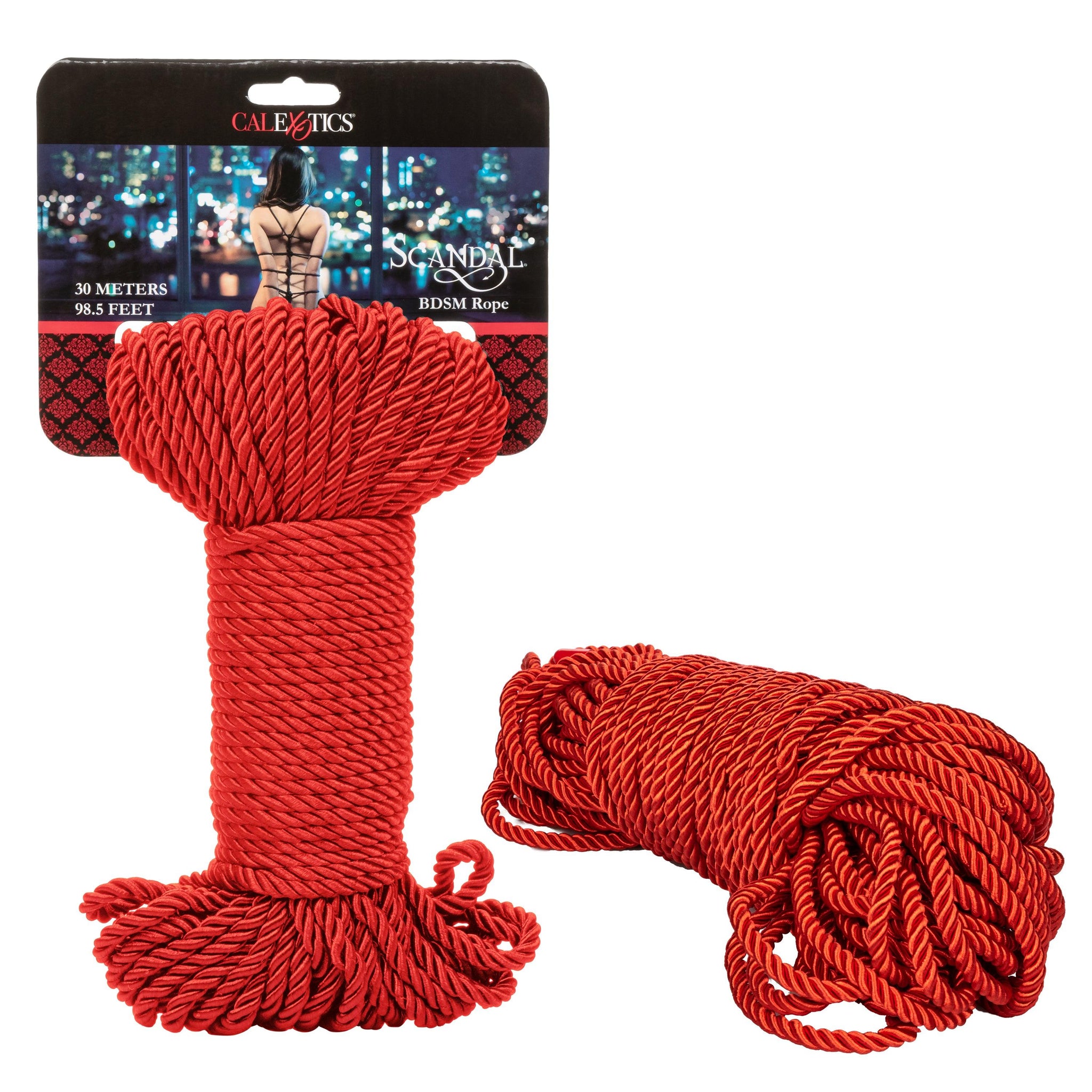 Scandal BDSM Rope 98.5ft/ 30m - Red -