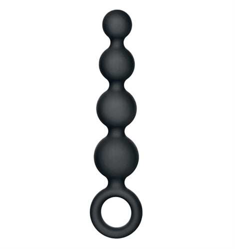 Silicone Booty Beads - Black