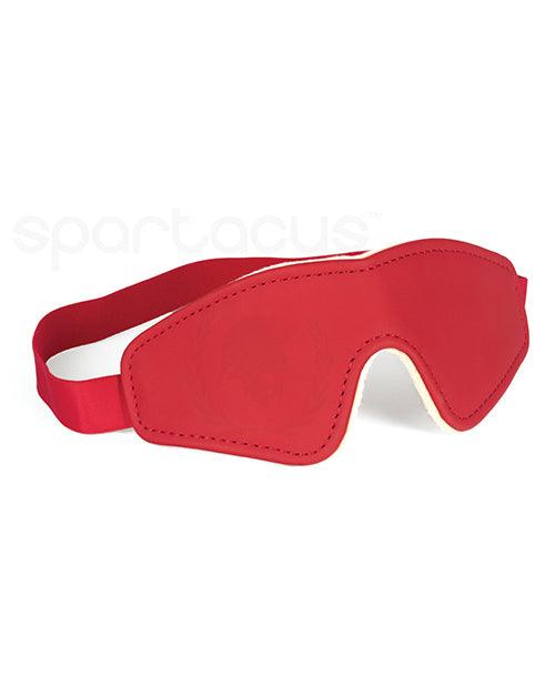 Spartacus PU Blindfold w/Plush Lining - Red -