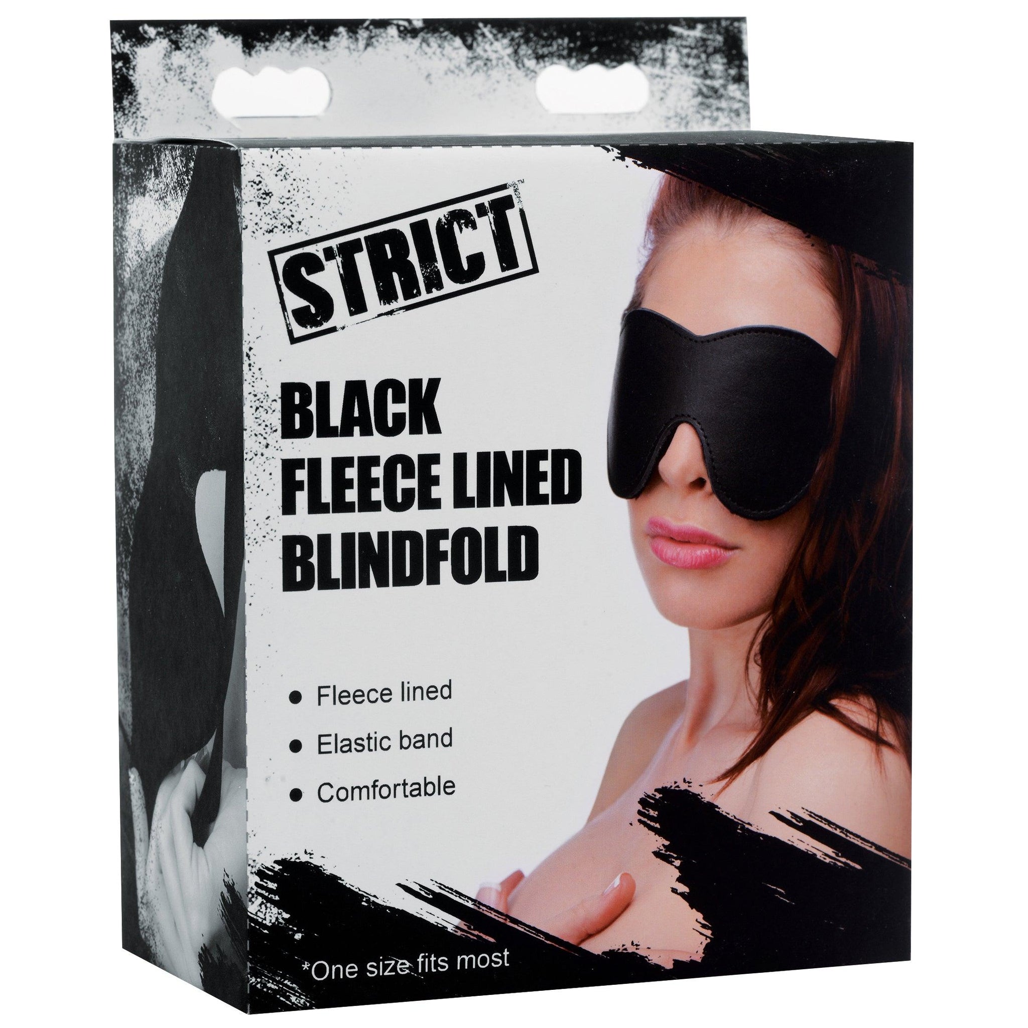 Black Fleece Lined Blindfold -