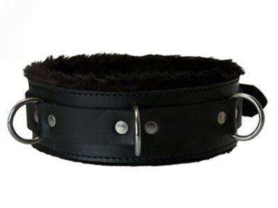 Strict Leather Premium Fur Lined Locking Collar- XL -