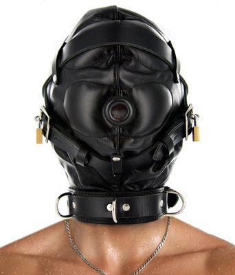 Strict Leather Sensory Deprivation Hood- SM -