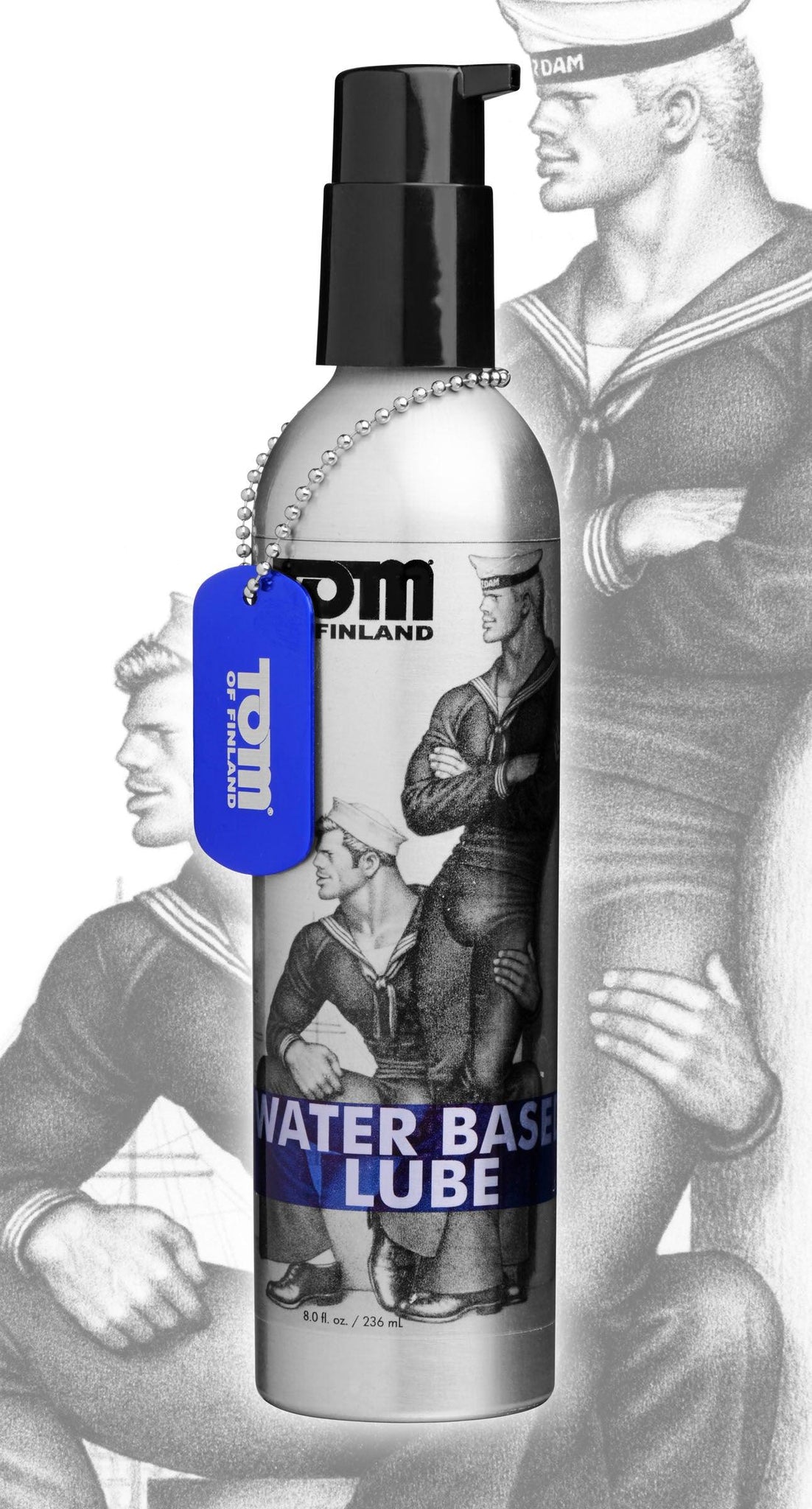 Tom of Finland Water Based Lube- 8 oz -