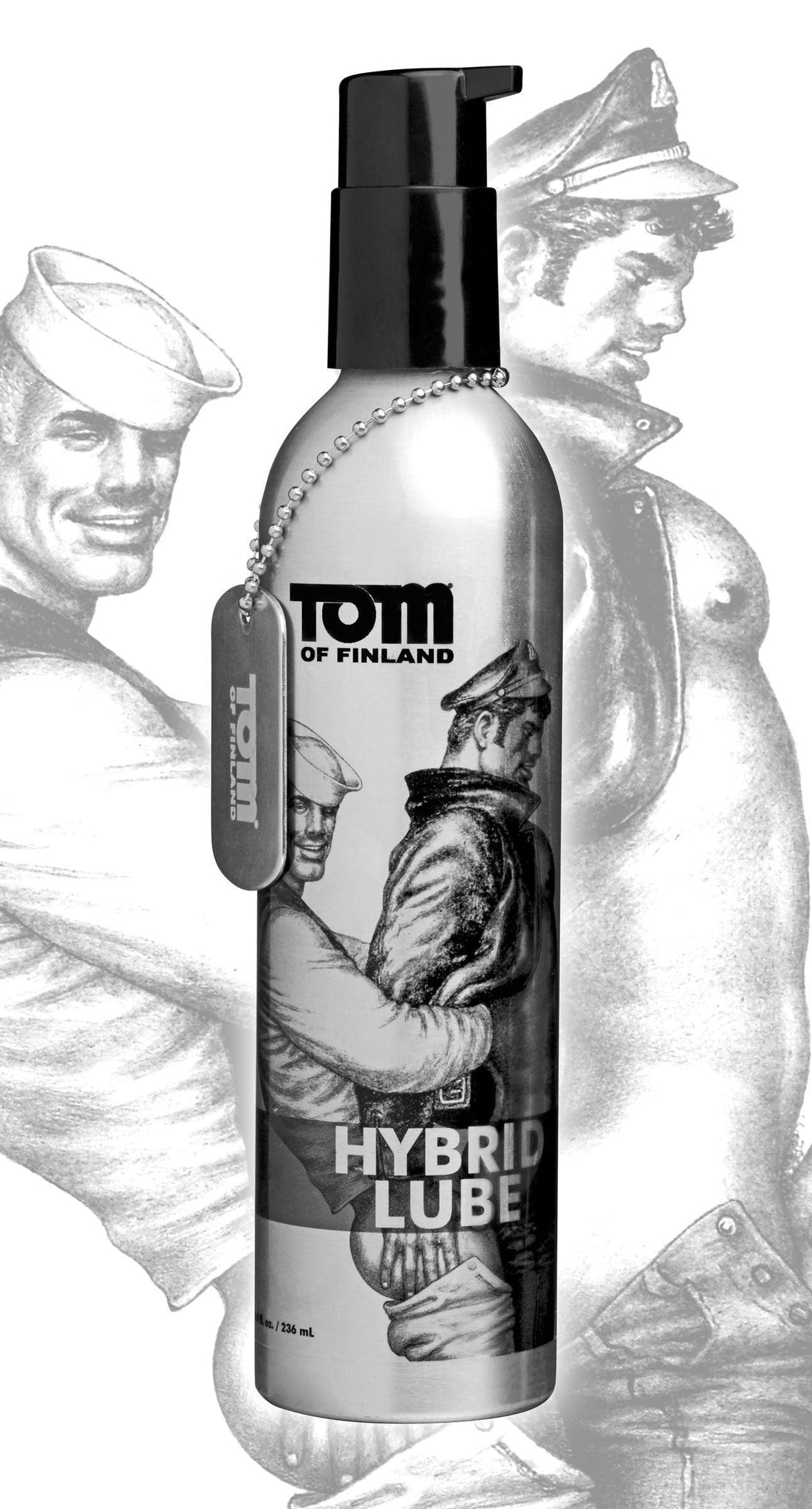Tom of Finland Hybrid Lube- 8 oz -