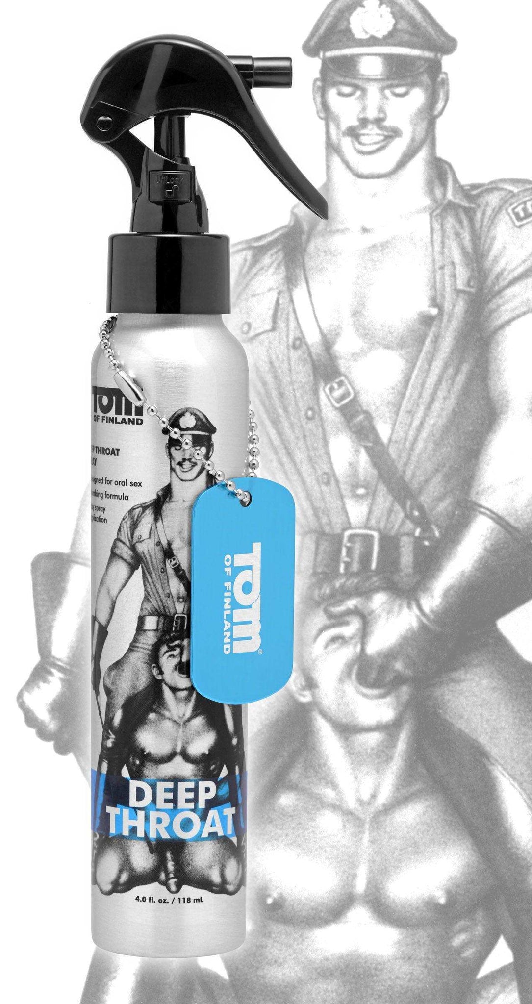 Tom of Finland Deep Throat Spray- 4 oz -