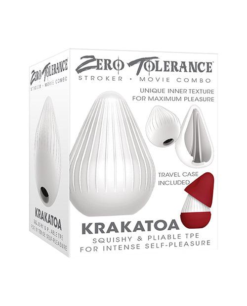 Zero Tolerance Krakatoa Stroker - White -