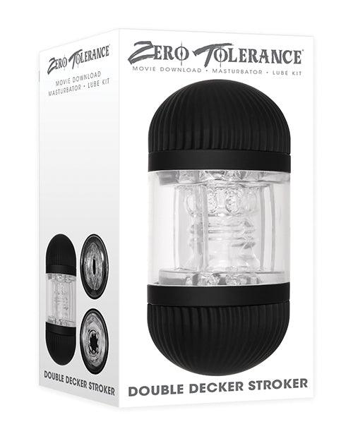Zero Tolerance Double Decker Stroker - Black/Clear -