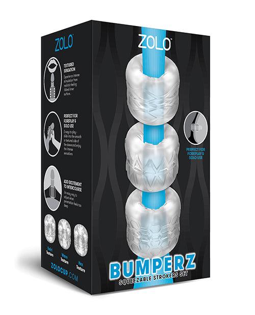 ZOLO Bumperz Squeezable Stroker Set - Clear -